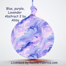 Load image into Gallery viewer, Purple, Blue, Lavender Abstract 1 and 2 by Abby