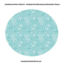 Load image into Gallery viewer, Scandinavian Winter Collection - Clustered Snowflakes by McKay Manor Musers - Please order by 1/2 Yard - All prints are continuous (Copy)