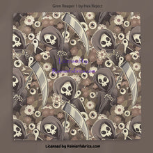 Load image into Gallery viewer, Grim Reaper Collection by Hex Reject - TAT 2-5 Business Days - Order in 1/2 yard increments