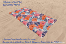 Load image into Gallery viewer, Beach Towels - premium quality with velour pile face, cotton back 400 GSM - 2 to 5 business day turnaround