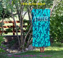Load image into Gallery viewer, Beach Towels - premium quality with velour pile face, cotton back 400 GSM - 2 to 5 business day turnaround