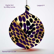 Load image into Gallery viewer, Leopard in Purple and Gold Collection - 7 ways by Abby