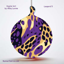 Load image into Gallery viewer, Leopard in Purple and Gold Collection - 7 ways by Abby