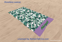 Load image into Gallery viewer, Beach Towels - premium quality with velour pile face, cotton back 400 GSM - 2 to 5 business day turnaround