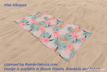 Load image into Gallery viewer, Beach Towels - premium quality with velour pile face, cotton back 400 GSM - 2 to 5 business day turnaround