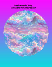 Load image into Gallery viewer, Purple Waves by Abby - Rainier Fabrics Exclusive
