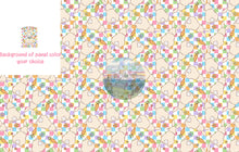 Load image into Gallery viewer, Groovy Bunny with fun panel by Raspberry Pattern - great for rapports too!