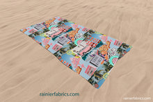 Load image into Gallery viewer, Beach Towels - premium quality with velour pile face, cotton back 400 GSM - 2 to 5 business day turnaround