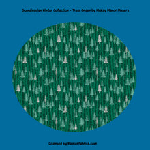 Load image into Gallery viewer, Scandinavian Winter Collection - Trees by McKay Manor Musers - Please order by 1/2 Yard - All prints are continuous