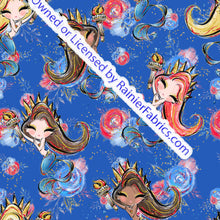 Load image into Gallery viewer, The Mermaid Collection RWB - Order by half yard -instructions below on base fabrics