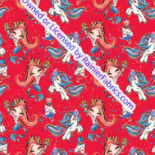 Load image into Gallery viewer, The Mermaid Collection RWB - Order by half yard -instructions below on base fabrics