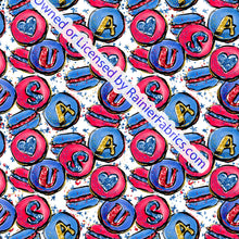 Load image into Gallery viewer, The Mermaid Collection RWB - Order by half yard -instructions below on base fabrics