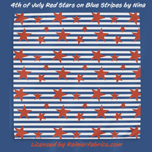 Load image into Gallery viewer, 4th of July Collection - by Nina - Rainier Fabrics Exclusive! - 2-5 day TAT - Order by 1/2 yard; Blankets and towels available too