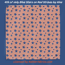Load image into Gallery viewer, 4th of July Collection - by Nina - Rainier Fabrics Exclusive! - 2-5 day TAT - Order by 1/2 yard; Blankets and towels available too