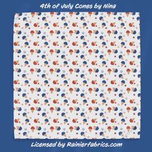 Load image into Gallery viewer, 4th of July Collection - by Nina - Rainier Fabrics Exclusive! - 2-5 day TAT - Order by 1/2 yard; Blankets and towels available too