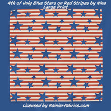 Load image into Gallery viewer, 4th of July Collection - by Nina - Rainier Fabrics Exclusive! - 2-5 day TAT - Order by 1/2 yard; Blankets and towels available too