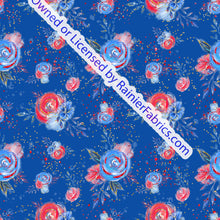 Load image into Gallery viewer, The Mermaid Collection RWB - Order by half yard -instructions below on base fabrics