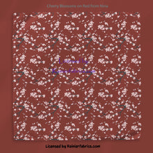 Load image into Gallery viewer, Cherry Blossoms with Options by Nina - 2-5 business days to ship - Order by 1/2 yard