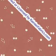 Load image into Gallery viewer, Cherries Collection by Popologie - Order each print by half yard -instructions below on base fabrics