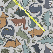 Load image into Gallery viewer, Dinos - Order by half yard - See below for instructions on ordering and base fabrics