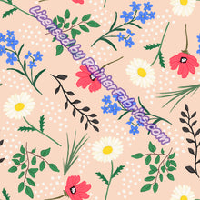 Load image into Gallery viewer, Wildflowers with Panel from Samantha Marie - 2-5 day turnaround - Order by 1/2 yard; Description of bases below