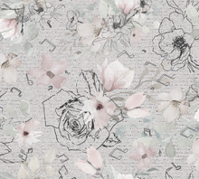 Load image into Gallery viewer, Floral Melody Collection - from Turkey Trail Treasures - 2-5 day turnaround - Order by 1/2 yard; Description of bases below