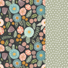 Load image into Gallery viewer, Folk Flowers & Polka Dots - collection from Popologie - 2-5 day turnaround - Order by 1/2 yard; Description of bases below