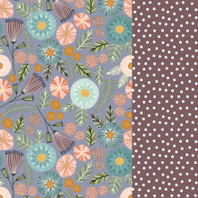 Load image into Gallery viewer, Folk Flowers & Polka Dots - collection from Popologie - 2-5 day turnaround - Order by 1/2 yard; Description of bases below