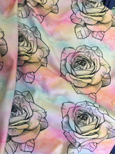 Load image into Gallery viewer, Large Roses with customizable background from Rosemary Stevenson - 2-5 day turnaround - Order by 1/2 yard; Description of bases below