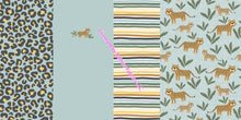 Load image into Gallery viewer, Leopard Collection by Popologie - Order by half yard - See below for instructions on ordering and base fabrics
