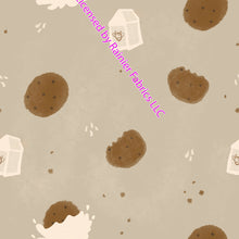 Load image into Gallery viewer, Milk and Cookies - Collection by Popologie - Order by Half Yard - See below for instructions on ordering and base fabrics