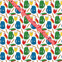 Load image into Gallery viewer, More Fun Back to School Prints - 2-5 day turnaround - Order by 1/2 yard; Description of bases below