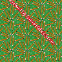 Load image into Gallery viewer, More Fun Back to School Prints - 2-5 day turnaround - Order by 1/2 yard; Description of bases below