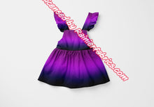 Load image into Gallery viewer, Purple Black Flowers and Ombre from Rosemary Stevenson - 2-5 day turnaround - Order by 1/2 yard; Description of bases below