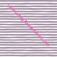 Load image into Gallery viewer, Paint Stripes (and solids) - Gray Violet by Popologie - Order by half yard -instructions below on base fabrics