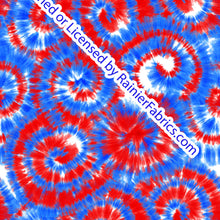 Load image into Gallery viewer, 4th of July Tie Dye - Order by half yard -instructions below on base fabrics