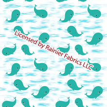 Load image into Gallery viewer, Tahlequah's Baby Boy - Collection by Nina - options with matching stripes and solids - Order by half yard - See below for instructions on ordering and base fabrics