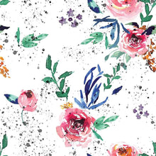 Load image into Gallery viewer, Watercolor Bouquet by Popologie - Order by half yard -instructions below on base fabrics