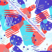 Load image into Gallery viewer, 4th of July Prints - Order by half yard -instructions below on base fabrics