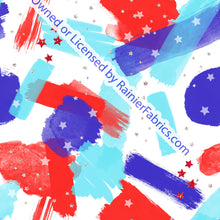 Load image into Gallery viewer, 4th of July Prints - Order by half yard -instructions below on base fabrics