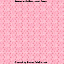 Load image into Gallery viewer, Arrows and Hearts with Options- 2-5 day turnaround - Order by 1/2 yard; Description of bases below