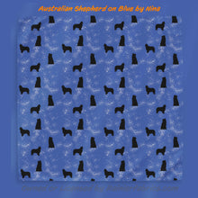 Load image into Gallery viewer, Aussie Australian Shepherd (dog print) by Nina - 2-5 day turnaround - Order by 1/2 yard; Description of bases below