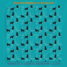 Load image into Gallery viewer, Aussie Australian Shepherd (dog print) by Nina - 2-5 day turnaround - Order by 1/2 yard; Description of bases below