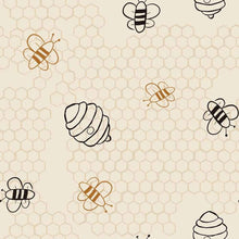 Load image into Gallery viewer, Logan's Bees by Popologie - Order by Half Yard - See below for instructions on ordering and base fabrics