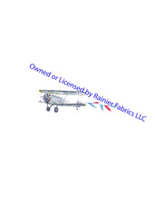 Load image into Gallery viewer, Bi-Planes and Parachutes - Order by half yard - See below for instructions on ordering and base fabrics