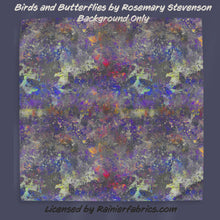 Load image into Gallery viewer, Birds and Butterflies by Rosemary Stevenson - TAT 2-5 Days (Turn around time) - Order by 1/2 yard; Description of bases below
