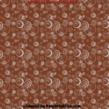 Load image into Gallery viewer, Browns with options from Nina - 2-5 day turnaround - Order by 1/2 yard; Description of bases below