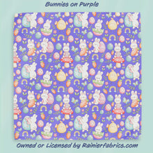 Load image into Gallery viewer, Bunnies and Eggs with Background Options - 2-5 day turnaround - Order by 1/2 yard; Description of bases below