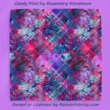 Load image into Gallery viewer, Candy Plaid by Rosemary Stevenson - 2-5 day TAT - Order by 1/2 yard; Blankets and towels available too