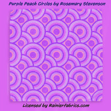 Load image into Gallery viewer, Inspired Circles with color options from Rosemary Stevenson - 2-5 day TAT - Order by 1/2 yard; Blankets and towels available too